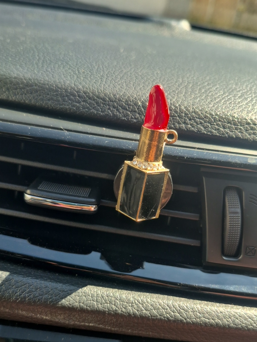 Red Lipstick Charm Car Vent Clip Air Freshener